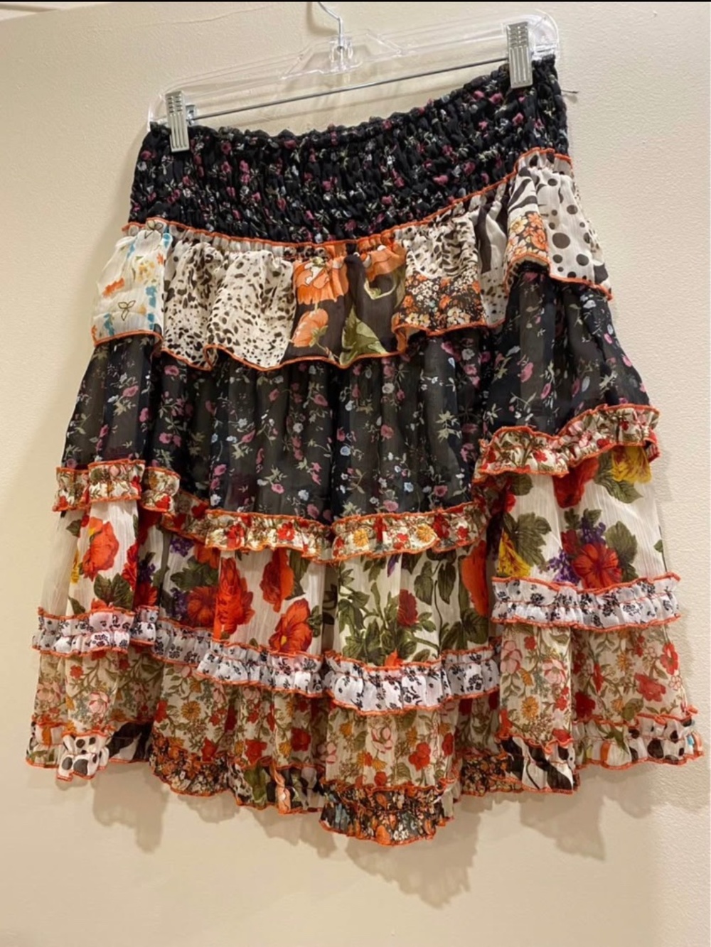 Romeo and Juliet printed skirt